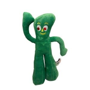 Multipet Gumby Dog Toy Plush Filled Green 9 inch Pack of 1